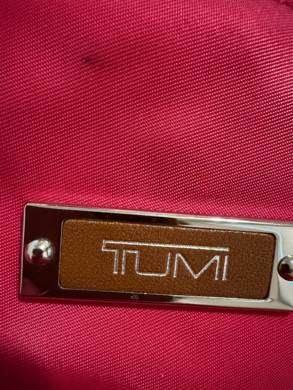 Tumi Hot Pink Crossbody Nylon Bag - Picture 8 of 8